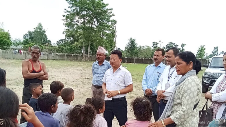 बाढीबाट दोधारा चाँदनीमा दुई हजार विद्यार्थी प्रभावित, खाली हात बिद्यालय आउन थाले बिद्यार्थी