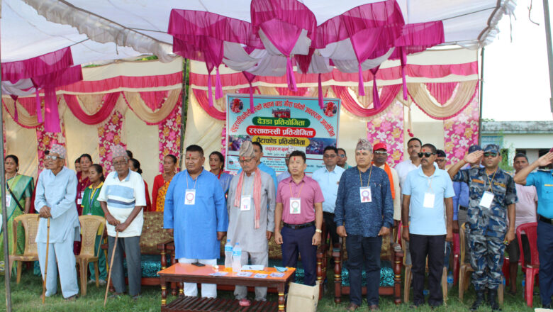 गौरा पर्वको अवसरमा दोधारा चाँदनीमा देउडा, रस्साकस्सी र घैटाफोड प्रतियोगिता