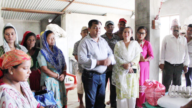 ‘सुरक्षित आवास’ मा सुत्केरी भएका महिलालाई रेडक्रसको सहयोग