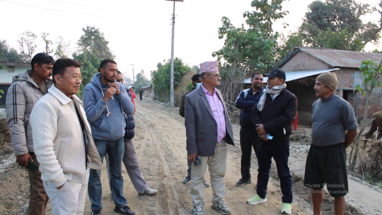 दोधारा चाँदनीमा झण्डै १४ किलोमिटर पक्की सडक निर्माण हुदै, स्थानियबासीहरुमा खुशीयाली