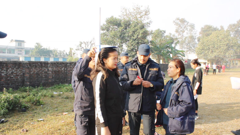 दोधारा चाँदनीमा प्रहरी भर्ना छनौट प्रक्रिया सुरु