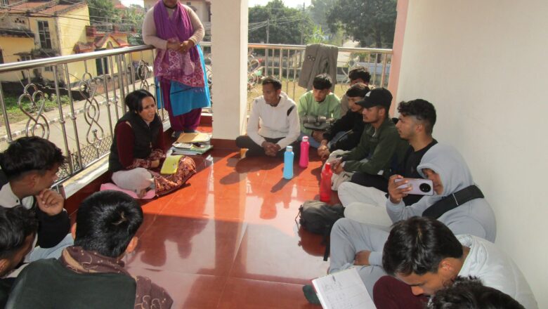 कानुनका विद्यार्थीहरुलाई मानव बेचबिखन तथा ओसारपसार नियन्त्रण सम्बन्धी अनुशिक्षण