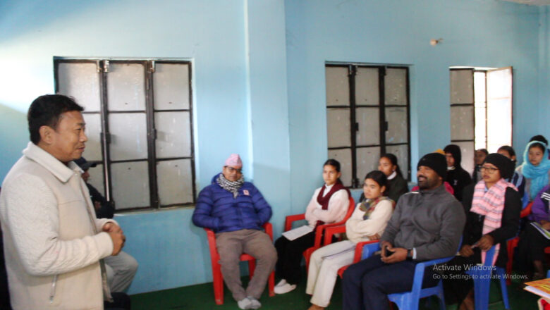 दोधारा चाँदनीको वाल क्लबलाई विपद् जोखिम न्यूनीकरण सम्बन्धी ३ दिने तालिम