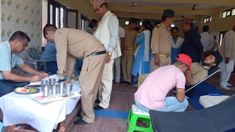सन्त निरंकारी मण्डल नेपालद्धारा एकता दिवसको उपलक्षमा रक्तदान कार्यक्रम