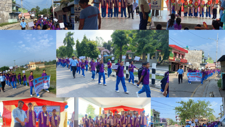 मेधावि सेकेण्डरी स्कूलका विद्यार्थीहरुले गणतन्त्र दिवस यसरी मनाए