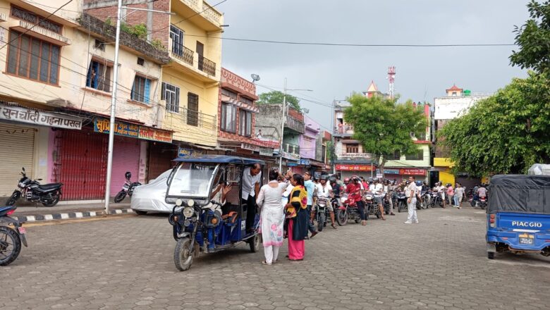 आन्दोलित सुनचादी व्यबसायीहरुले निकाले मोटरसाईकल ¥यालि