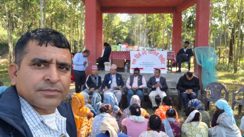 लालझाँडीमा निस्शुल्क पशु स्वास्थ्य शिविरको आयोजना