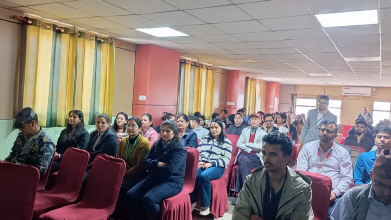 जाली नोट पहिचानसम्बन्धी जनचेतनामूल कार्यक्रम सम्पन्न