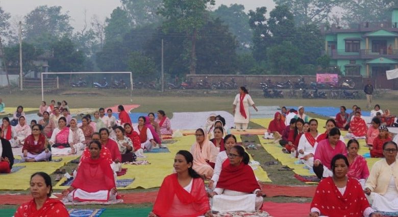 पाँच दिने निशुल्क बृह्त योग शिविर सम्पन्न