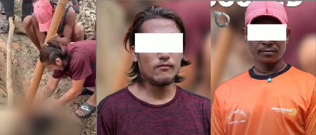 शवबाट कानको मुन्द्रा निकाल्ने दुई जना पक्राउ