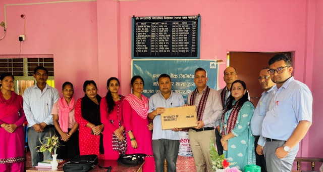 दुई सामुदायिक विद्यालयमा डिजिटल शिक्षाका लागि एनएमबी बैंकको सहयोग